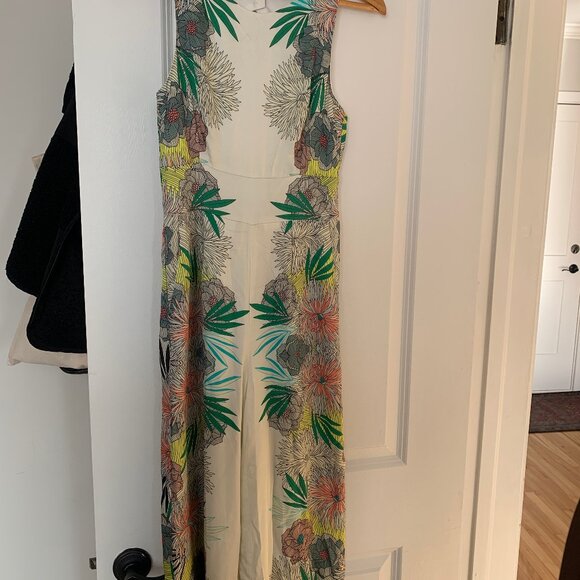 Corey Lynn Calter Anthropologie Bloome Floral Jumpsuit size 0 - Picture 4 of 7